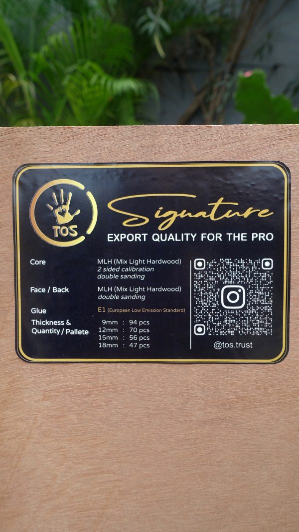 TOS SIGNATURE PLYWOOD